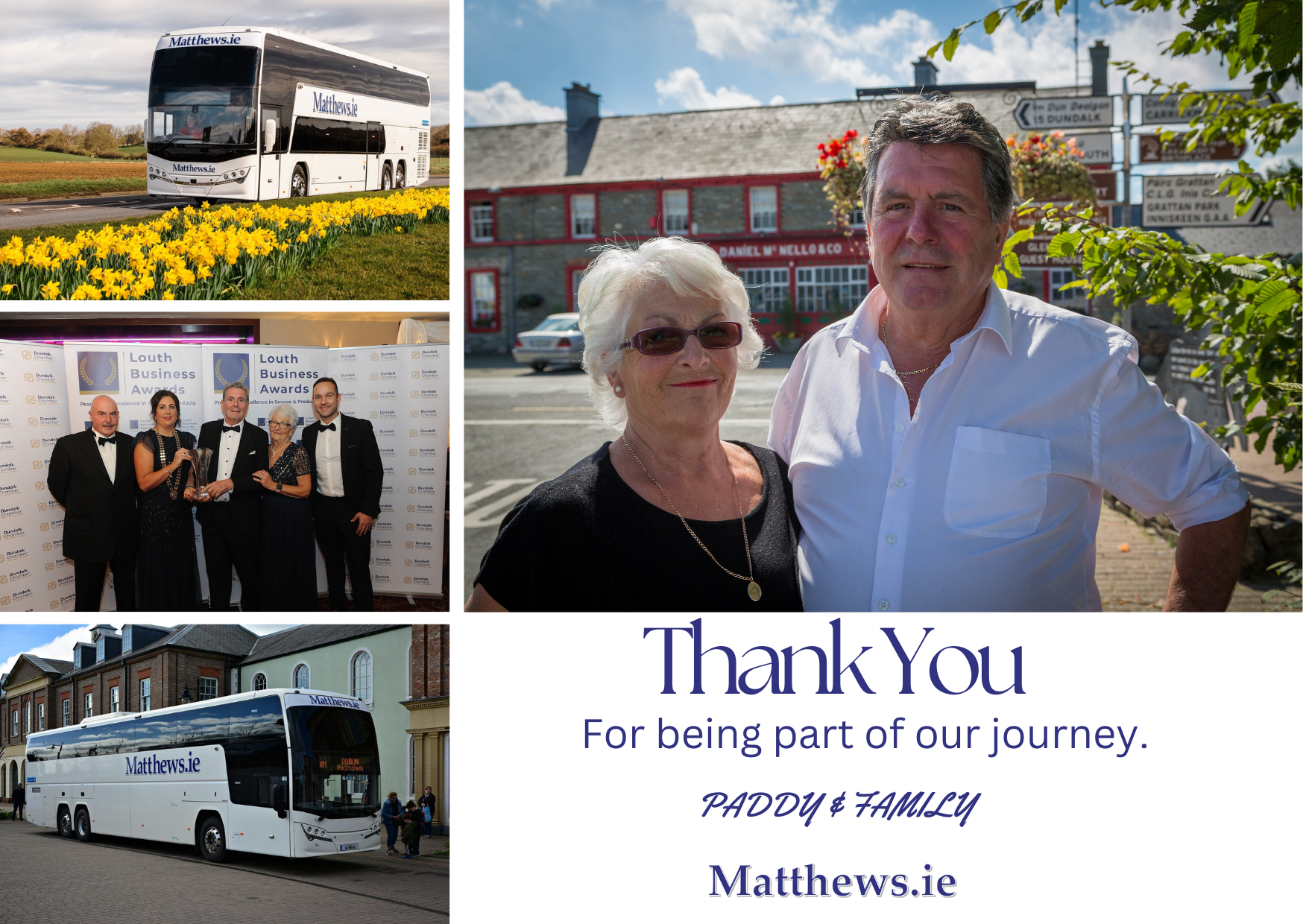 Matthews Coaches Thank You Thank You